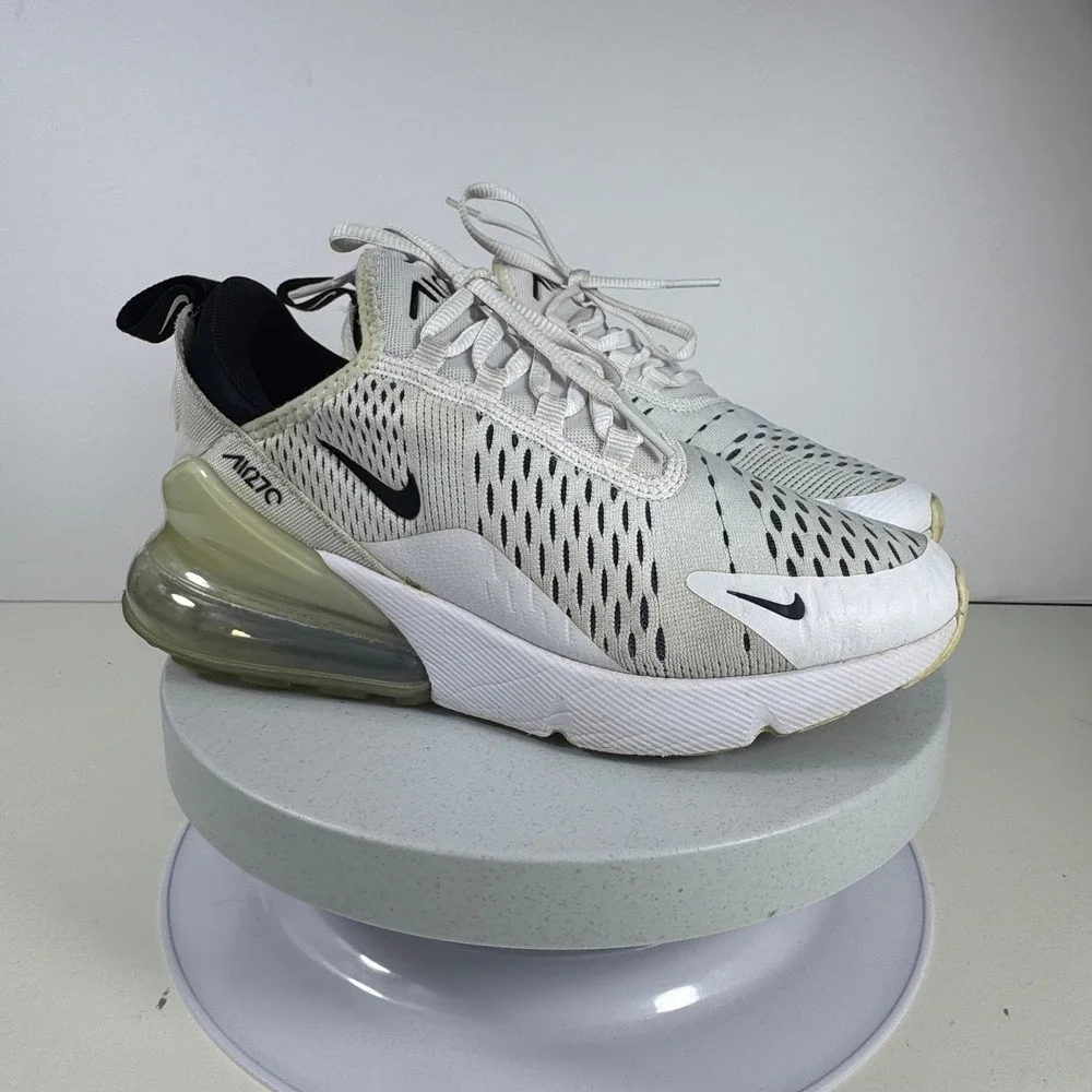 Nike Women Sneakers Air Max 270 Mesh Running Casual White Black US 5.5 - Picture 8 of 14